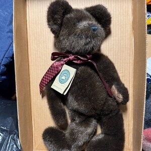 Plush Brown Boyd’s Bear “Abercrombie B. Beanster